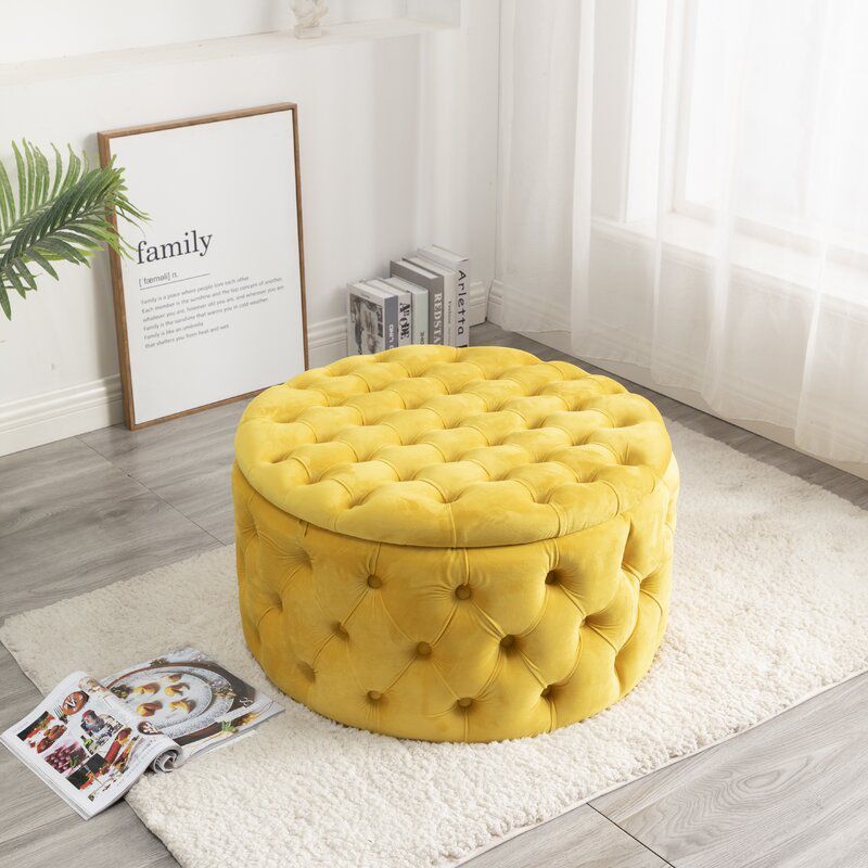 American Luxury Velvet Shoes Stool Storage